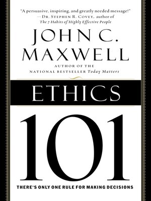 cover image of Ethics 101